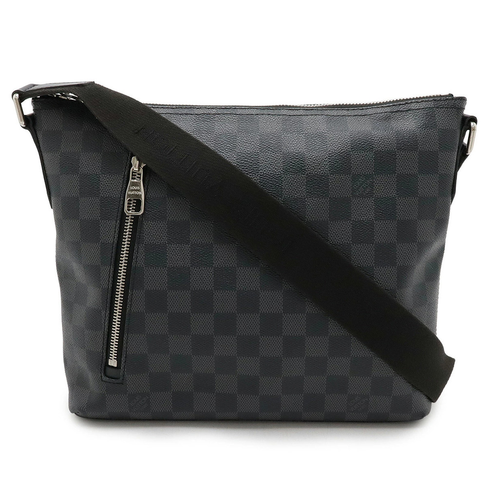 LOUIS VUITTON Damier Graphite Black Mick Messenger Crossbody